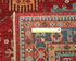 5x7 Red Ersari Afghan Hand Knotted Veg Dye Wool Area Rug