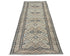 9 Ft Kazak Afghan Hand Knotted Geometric Wool Runner Rug