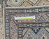 9 Ft Kazak Afghan Hand Knotted Geometric Wool Runner Rug