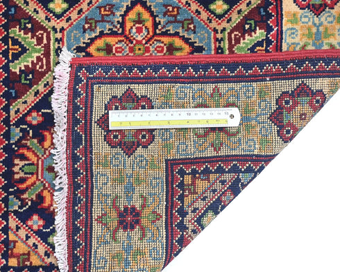 2x5 Yousafi Multicolor Afghan Hand Knotted Wool Area Rug