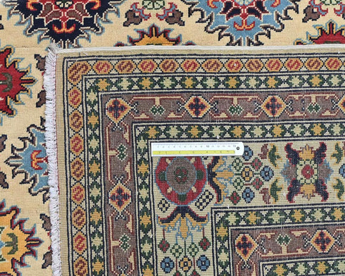10x16 Yousafi Beige Afghan Hand Knotted Wool Area Rug