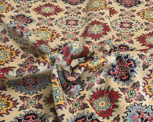 10x16 Yousafi Beige Afghan Hand Knotted Wool Area Rug