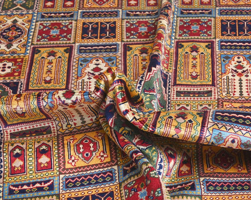 13x16 Yousafi Multicolor Afghan Hand Knotted Wool Area Rug