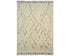 8x11 Moroccan Beige Hand Woven Wool Area Rug