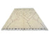 8x11 Moroccan Beige Hand Woven Wool Area Rug