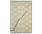 8x11 Moroccan Beige Hand Woven Wool Area Rug