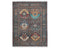4x6 Gray Khurgeen Afghan Hand Knotted Wool Area Rug
