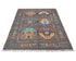 4x6 Gray Khurgeen Afghan Hand Knotted Wool Area Rug