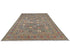 9x12 Gray Khurgeen Afghan Hand Knotted Wool Area Rug