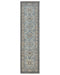 10 Feet Light Blue Kazak Afghan Hand Knotted Geometric Wool Runner Rug