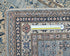 10 Feet Light Blue Kazak Afghan Hand Knotted Geometric Wool Runner Rug