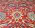 9x12 Red Aryana Afghan Hand Knotted Veg Dye Wool Area Rug