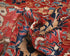 9x12 Red Aryana Afghan Hand Knotted Veg Dye Wool Area Rug