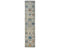 12 Ft Silver Gray Aryana Afghan Hand Knotted Veg Dye Wool Runner Rug