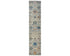 12 Ft Silver Gray Aryana Afghan Hand Knotted Veg Dye Wool Runner Rug