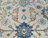 12 Ft Silver Gray Aryana Afghan Hand Knotted Veg Dye Wool Runner Rug