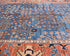 6x9 Blue Rust Aryana Afghan Hand Knotted Veg Dye Wool Area Rug