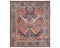 8x10 Rust Blue Aryana Afghan Hand Knotted Veg Dye Wool Area Rug