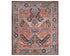 8x10 Rust Blue Aryana Afghan Hand Knotted Veg Dye Wool Area Rug