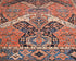 8x10 Rust Blue Aryana Afghan Hand Knotted Veg Dye Wool Area Rug
