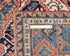 8x10 Rust Blue Aryana Afghan Hand Knotted Veg Dye Wool Area Rug