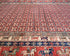 Alfombra afgana Aryana de lana teñida con vegetales, anudada a mano, de 2,7 x 3,6 m, color óxido