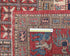 Alfombra afgana Aryana de lana teñida con vegetales, anudada a mano, de 2,7 x 3,6 m, color óxido