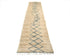 12 Feet Moroccan Beige Hand Woven Wool Runner Rug