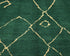 9x12 Moroccan Green Hand Woven Wool Area Rug