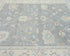 Gray Oushak Turkish Handmade Oriental Soft Wool 8x10 Area Rug