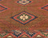 6x8 Brown Ersari Afghan Hand Knotted Veg Dye Wool Area Rug