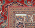 Red 6x8 Kazak Afghan Hand Knotted Geometric Wool Area Rug