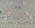9x12 Gray Khurgeen Afghan Hand Knotted Wool Area Rug