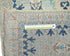 8 Feet Kazak Light Blue Afghan Hand Knotted Traditional Wool Runner Rug