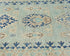 8 Ft Light Blue Kazak Afghan Hand Knotted Traditional Wool Runner Rug