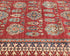 12 Feet Red Kazak Afghan Hand Knotted Wool Runner Rug