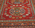 11 Feet Red Kazak Afghan Hand Knotted Wool Runner Rug