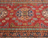11 Feet Red Kazak Afghan Hand Knotted Wool Runner Rug