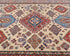 6x8 Ft Kazak Light Brown Afghan Hand Knotted Geometric Wool Area Rug