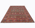 6x9 Ft Multicolor Kazak Afghan Hand Knotted Geometric Wool Area Rug