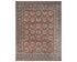 8x11 Brown Kazak Afghan Hand Knotted Geometric Wool Area Rug