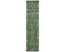 10 Feet Moroccan Green Hand Woven Wool Runner Rug