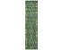 10 Feet Moroccan Green Hand Woven Wool Runner Rug