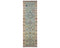 13 Feet Moroccan Green Hand Woven Wool Runner Rug
