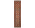 10 Feet Brown Kazak Afghan Hand Knotted Wool Runner Rug