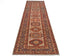 10 Feet Brown Kazak Afghan Hand Knotted Wool Runner Rug
