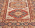 10 Feet Brown Kazak Afghan Hand Knotted Wool Runner Rug