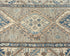9 Ft Beige Kazak Afghan Hand Knotted Geometric Wool Runner Rug