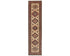 10 Feet Beige Kazak Afghan Hand Knotted Wool Runner Rug