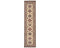 10 Feet Beige Kazak Afghan Hand Knotted Wool Runner Rug